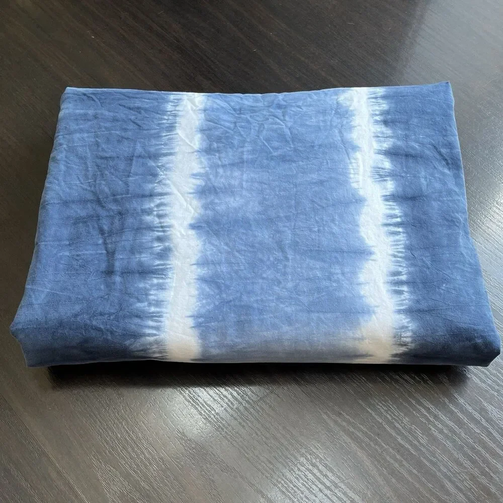 Pottery Barn Teen Tie Dye Stripes Twin Duvet Cover 100% Cotton Button Closure